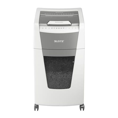 Iratmegsemmisítő, konfetti, 300 lap, LEITZ "IQ AutoFeed Office 300 P4 Pro"