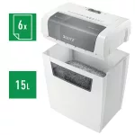 Iratmegsemmisítő, konfetti, 6 lap, LEITZ "IQ Home"