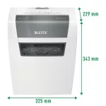 Iratmegsemmisítő, konfetti, 6 lap, LEITZ "IQ Home"