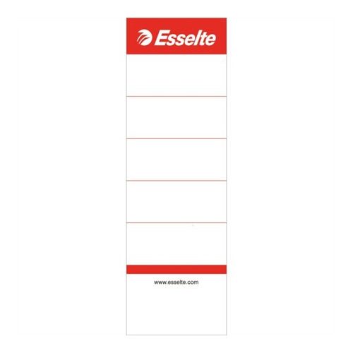 Cserecímke, iratrendezőhöz, kétoldalas, 50x158 mm, ESSELTE, fehér