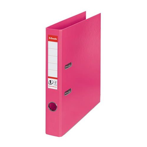 Iratrendező, 50 mm, A4, PP, élvédő sínnel, ESSELTE "Standard", ciklámen