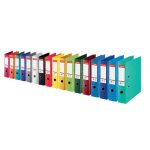 Iratrendező, 75 mm, A4, PP, élvédő sínnel, ESSELTE "Standard", lila