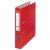 Iratrendező, 50 mm, A4, PP/karton, élvédő sínnel, ESSELTE "Economy", piros
