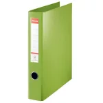 Gyűrűs könyv, 4 gyűrű, D alakú, 60 mm, A4 maxi, PP, ESSELTE "Jumbo Vivida", zöld