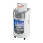 Iratmegsemmisítő, mikrokonfetti, 6 lap, LEITZ "IQ OptiMax Home Office 225 P5"