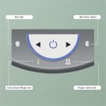 Iratmegsemmisítő, mikrokonfetti, 6 lap, LEITZ "IQ OptiMax Home Office 225 P5"