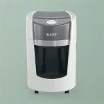 Iratmegsemmisítő, mikrokonfetti, 8 lap, LEITZ "IQ OptiMax Small Office 350 P5"