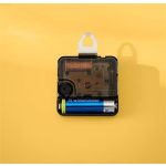 Falióra, üveg, négyzet alakú, 30x30 cm, LEITZ "Cosy", melegsárga