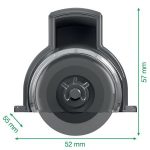 Vágókés görgős vágógépekhez, egyenes vágás, LEITZ "Home Office"