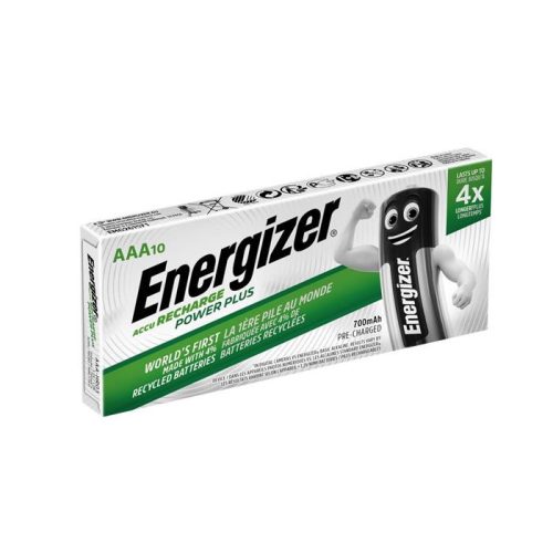 Tölthető elem, AAA mikro, 10x700 mAh, előtöltött, ENERGIZER "Extreme"