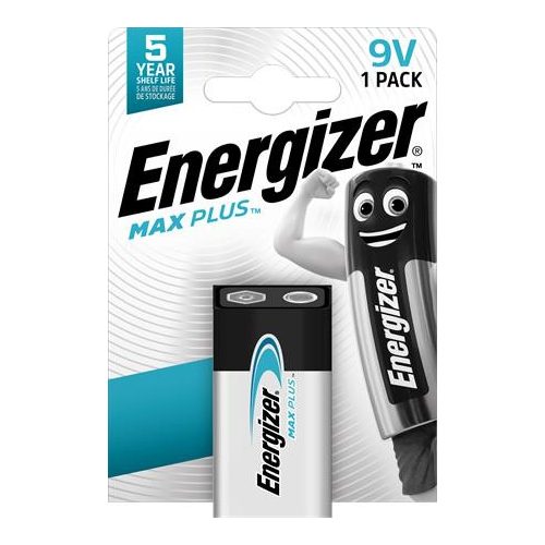 Elem, 9V, 1db, ENERGIZER, "Max Plus"
