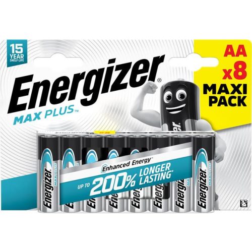 Elem, AA ceruza, 8 db, ENERGIZER "Max Plus"
