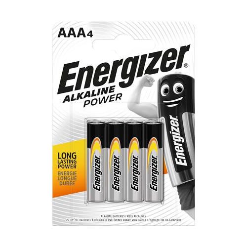 Elem, AAA mikro, 4 db, ENERGIZER "Alkaline Power"