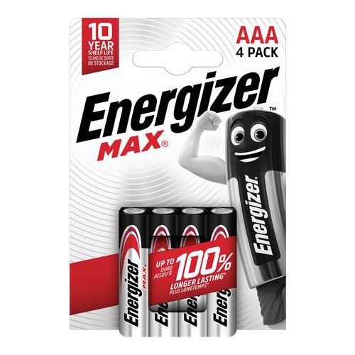 Elem, AAA mikro, 4 db, ENERGIZER "Max"