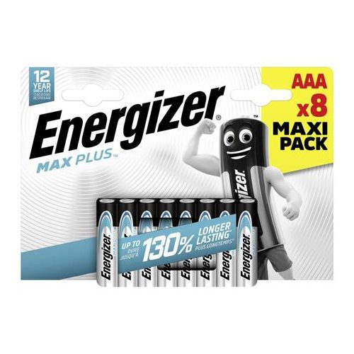 Elem, AAA mikro, 8 db, ENERGIZER "Max Plus"