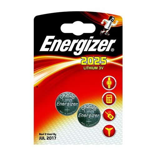 Gombelem, CR2025, 2 db, ENERGIZER