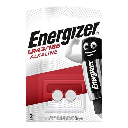 Gombelem, LR43/186, 2 db, ENERGIZER