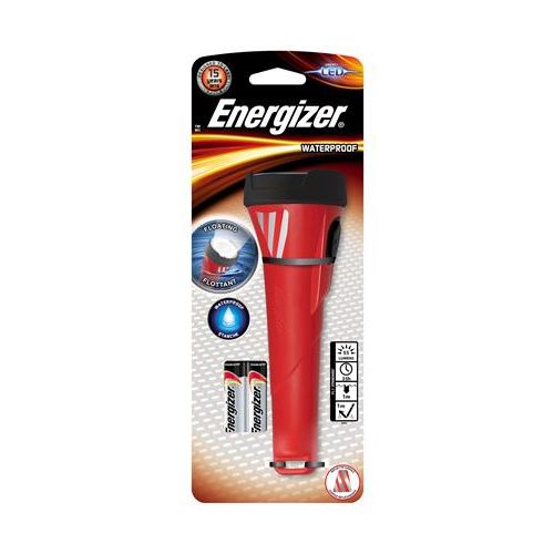 Elemlámpa, LED, 2xAA, vízálló, ENERGIZER "Waterproof"