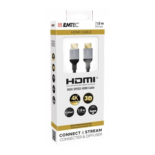 HDMI kábel, 1,8 m, EMTEC "T700HD"