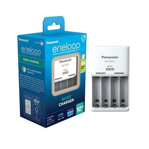 Elemtöltő, AA/AAA, PANASONIC "Eneloop"