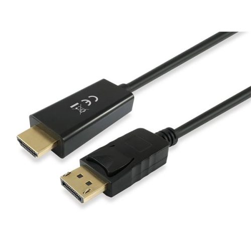 Átalakító kábel, DisplayPort-HDMI, 3m, EQUIP