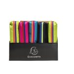 Tolltartó, cipzáras, EXACOMPTA "Tricolor", vegyes színek