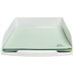 Irattálca, műanyag, EXACOMPTA "COMBO Styli Autentik", fehér