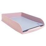 Irattálca, műanyag, EXACOMPTA "COMBO Styli Autentik", rózsaszín