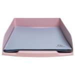 Irattálca, műanyag, EXACOMPTA "COMBO Styli Autentik", rózsaszín