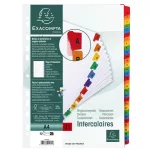 Regiszter, karton, A4, 1-31, EXACOMPTA, fehér