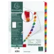 Regiszter, karton, A4, 1-31, EXACOMPTA, fehér