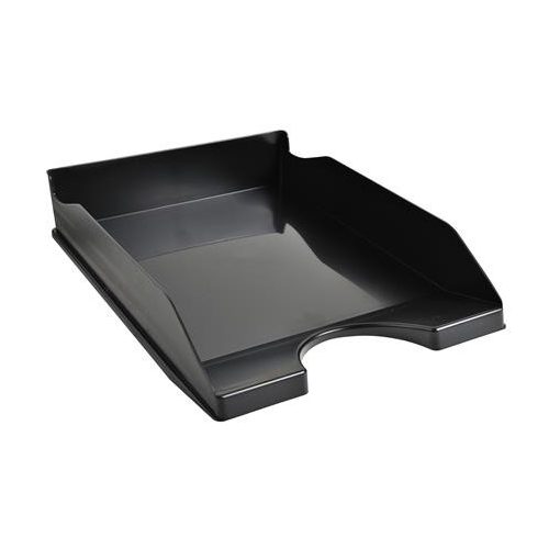 Irattálca, műanyag, A4, EXACOMPTA "EcoBlack", fekete