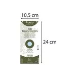 Elválasztó csÍk, karton, 105x240 mm, EXACOMPTA, világoskék