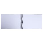 Fotóalbum, spirál, 32x22 cm, 25 lap, EXACOMPTA "Autentik", kékesszürke