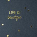 Fotóalbum, spirál, 32x22 cm, 25 lap, EXACOMPTA "Life", kék