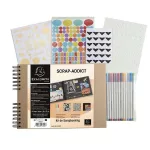 Kreatív scrapbook készlet, EXACOMPTA "Kraft"