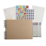 Kreatív scrapbook készlet, EXACOMPTA "Kraft"