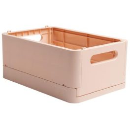   Tárolódoboz, A5+, összecsukható, EXACOMPTA "Skandi", nude