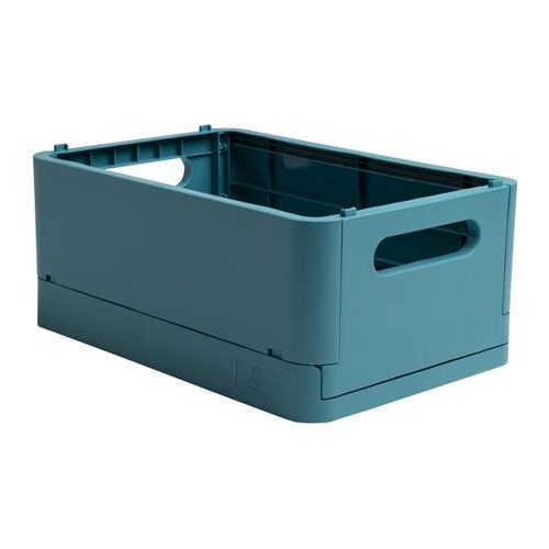 Tárolódoboz, A5+, összecsukható, EXACOMPTA "Skandi", nyugodt kék
