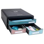 Irattároló, műanyag, 3 fiókos, EXACOMPTA "Smallbox Skandi", színes