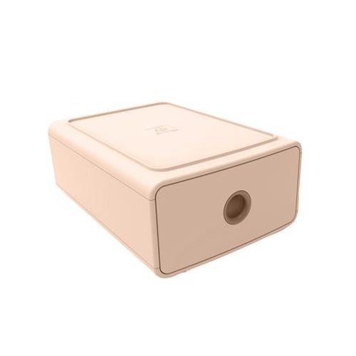 Irattároló, műanyag, 1 fiókos, EXACOMPTA "Skandi", nude