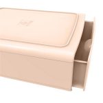 Irattároló, műanyag, 1 fiókos, EXACOMPTA "Skandi", nude