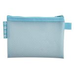 Rendszerező tasak, cipzáras, hálós, A6, EXACOMPTA "Chromaline Pastel", vegyes színek