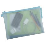 Rendszerező tasak, cipzáras, hálós, A4, EXACOMPTA "Chromaline Pastel", vegyes színek