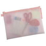 Rendszerező tasak, cipzáras, hálós, A4, EXACOMPTA "Chromaline Pastel", vegyes színek