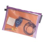 Rendszerező tasak, cipzáras, hálós, A4, EXACOMPTA "Pop'NCo", vegyes