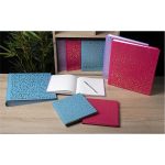 Vendégkönyv, 21x19 cm, 70 lap, EXACOMPTA, türkíz