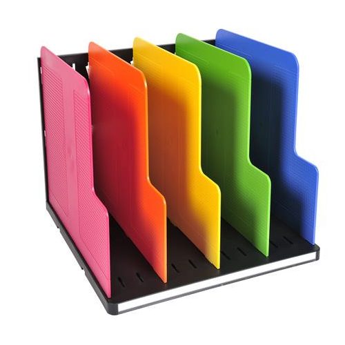 Dokumentum szortírozó, műanyag, 4 részes, álló, EXACOMPTA "Modulotop Iderama®", színes