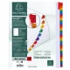 Regiszter, karton, A4+, 1-31, EXACOMPTA, fehér