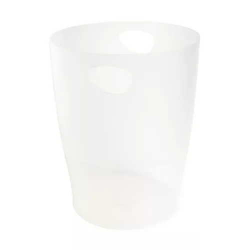 Papírkosár, 15 l, PP, EXACOMPTA "Office", matt fehér